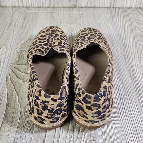 Clarks Danelly Sky Leopoard Print Espadrille Slip On Flats Womens Size 6 NEW - Picture 5 of 11